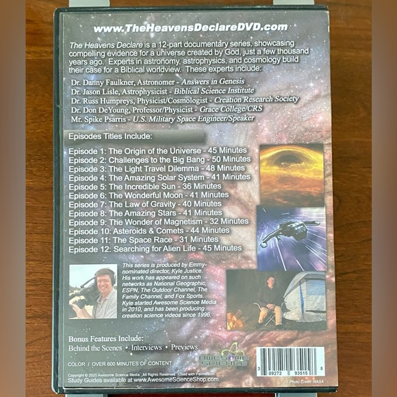 4 DVDs Awesome Science Media- solar system, Space, aliens, stars - Picture 3 of 6